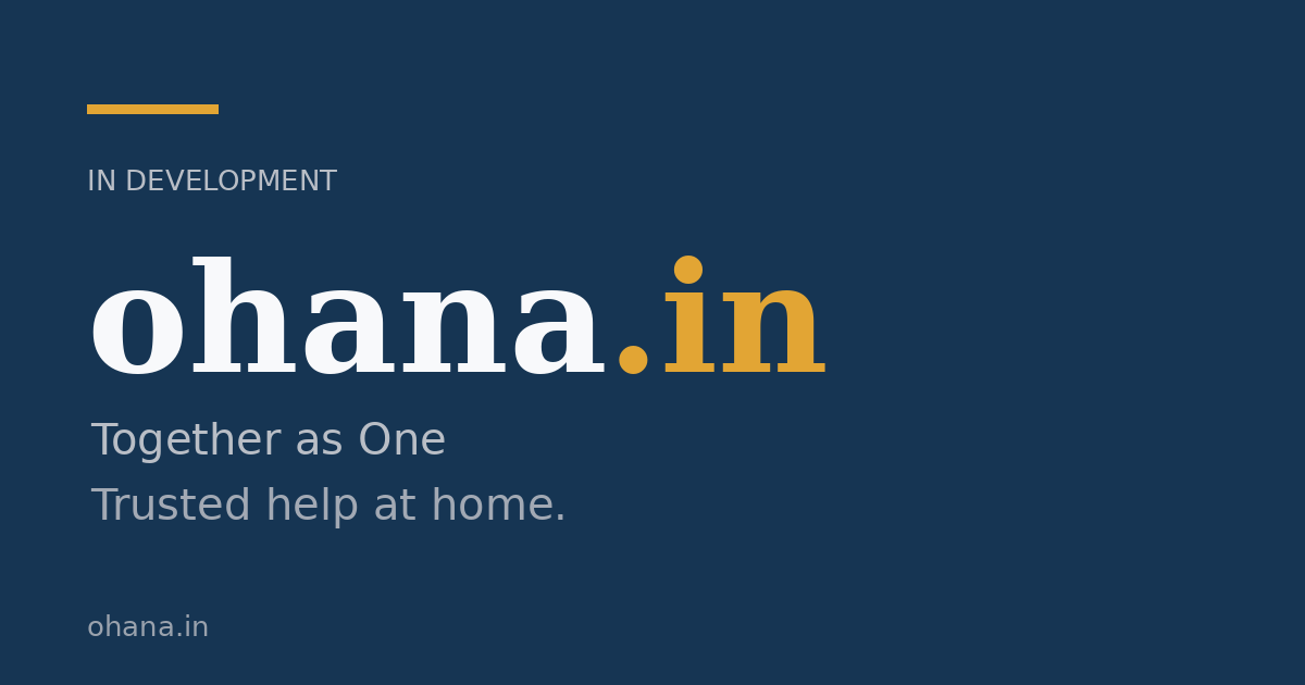 Link preview image for ohana.in